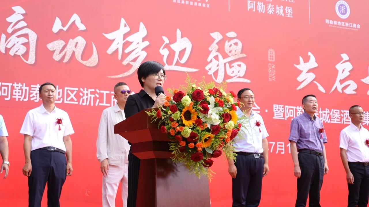 阿勒泰地区浙江商会文旅产业发展座谈会暨阿勒泰城堡项目开工奠基盛典圆满成功！(图8)